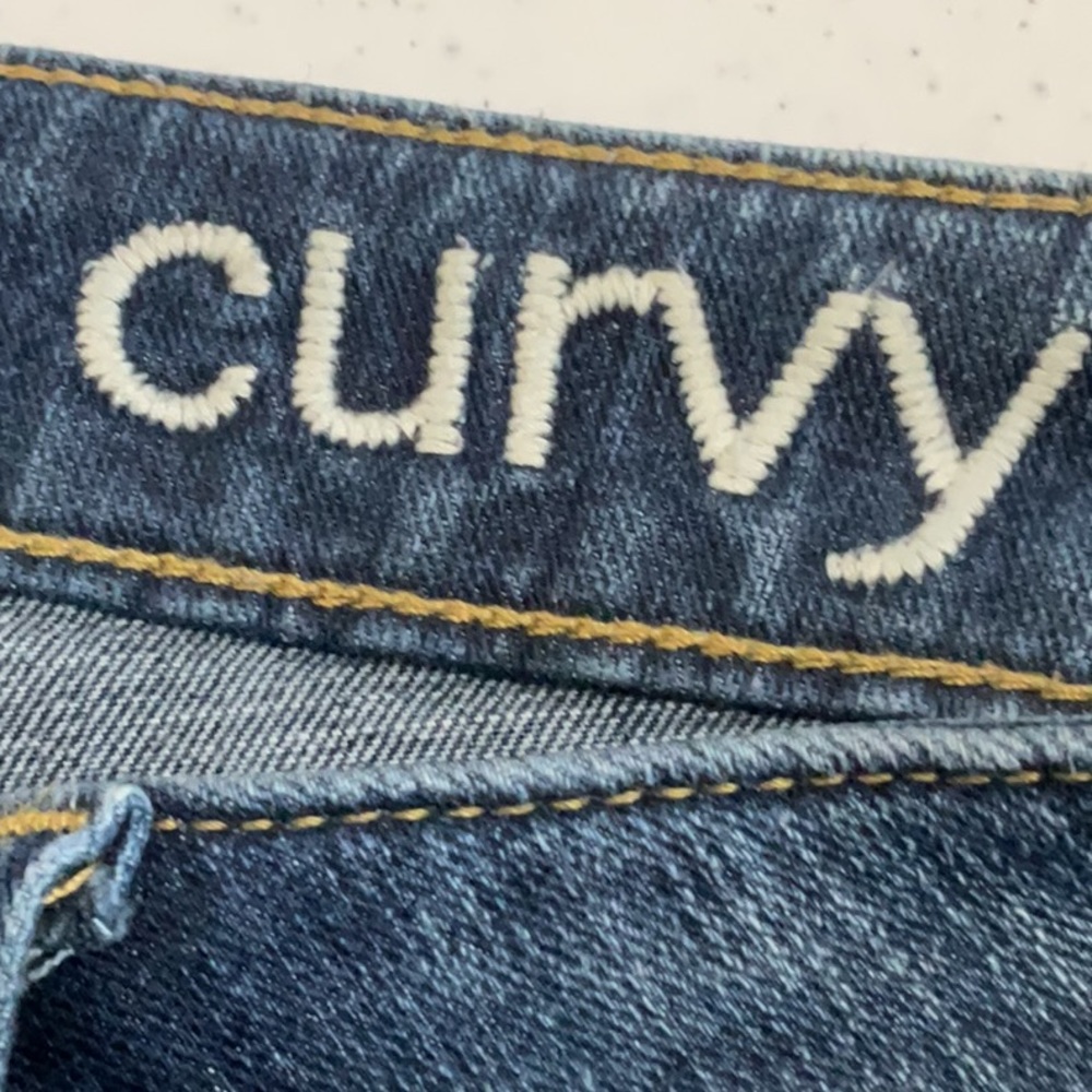 Slink Shorts Jean Curvy Size 14 - Picture 4 of 8